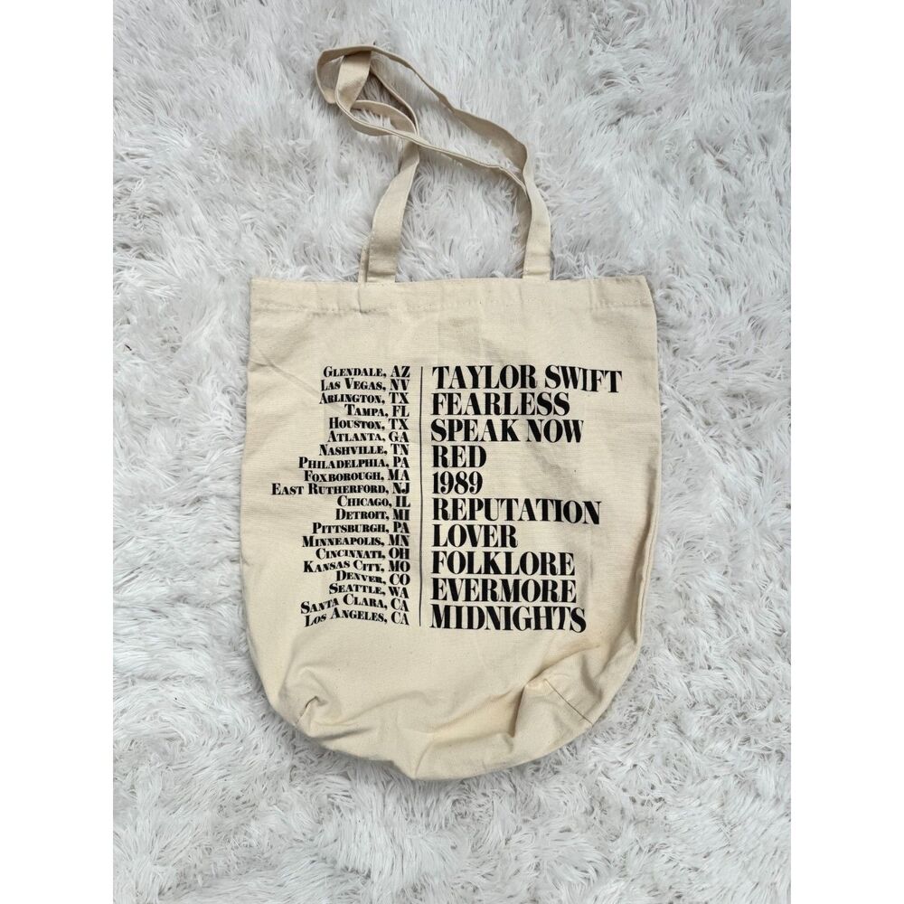 Taylor Swift The Eras Tour VIP Exclusive Canvas Tote Bag - Excellent Condition - Picture 2 of 5